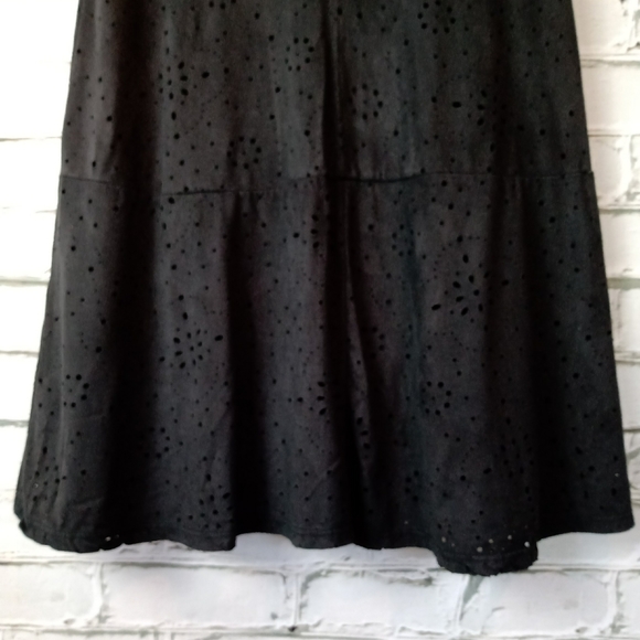 RIPE Sleeveless Laser Cut Little Black Dress S-M - Picture 6 of 8